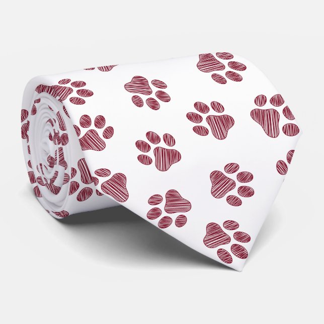 Doodle Tassar, Hund, Tassar, Burgundy Tassar Slips (Rullad)