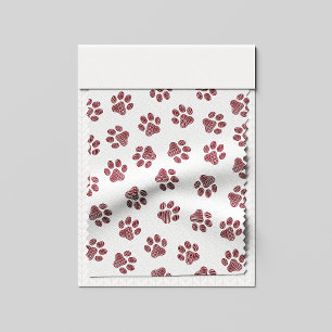 Doodle Tassar, Hund, Tassar, Burgundy Tassar Tyg