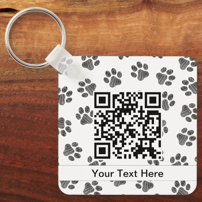 Doodle Tassar, Hund, Tassar, Cat Tassar, Black Tas Nyckelring (Framsida)