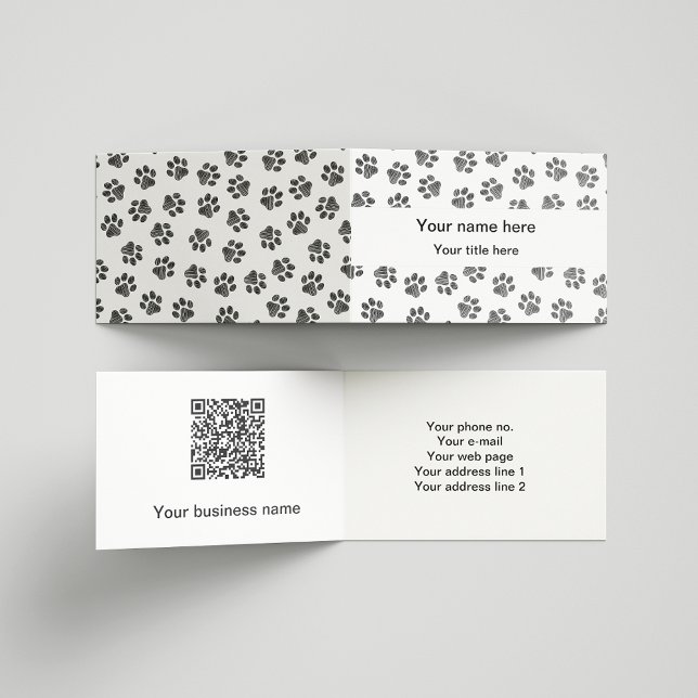 Doodle Tassar, Hund, Tassar, Cat Tassar, Black Tas Visitkort (Skapare uppladdad)