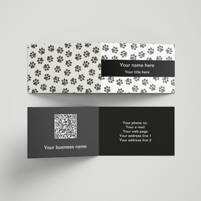 Doodle Tassar, Hund, Tassar, Cat Tassar, Black Tas Visitkort (Skapare uppladdad)