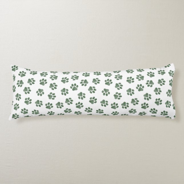 Doodle Tassar, Hund, Tassar, Grönt Tassar Kroppskudde (Framsidan)