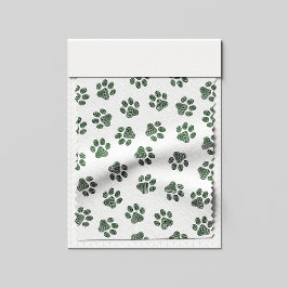 Doodle Tassar, Hund, Tassar, Grönt Tassar Tyg