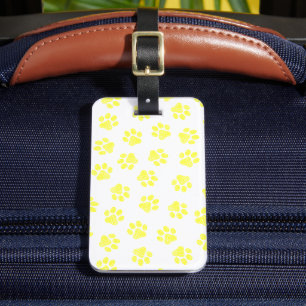 Doodle Tassar, Hund, Tassar, Gult Tassar Bagagebricka