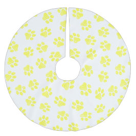 Doodle Tassar, Hund, Tassar, Gult Tassar Julgransmatta Borstad Polyester