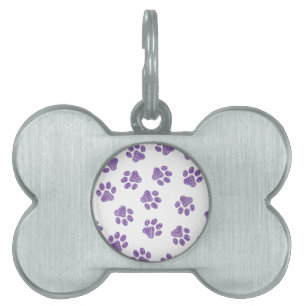 Doodle Tassar, Hund, Tassar, Lila Tassar ID-bricka Husdjur