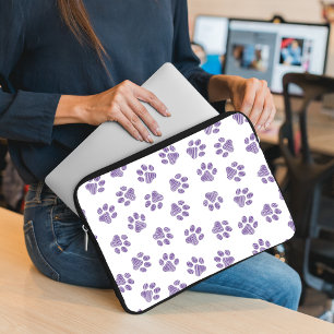 Doodle Tassar, Hund, Tassar, Lila Tassar Laptop Fodral