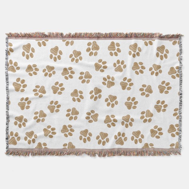 Doodle Tassar, Hund, Tassar, Orange Guld Tassar Filt (Framsidan)