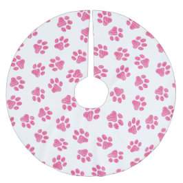 Doodle Tassar, Hund, Tassar, Rosa Tassar Julgransmatta Borstad Polyester