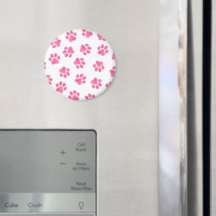 Doodle Tassar, Hund, Tassar, Rosa Tassar Magnet