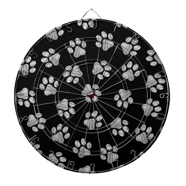 Doodle Tassar, Hund, Tassar, White Tassar Darttavla (Framsidan)