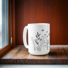 Doodle Vild Plants Mugg