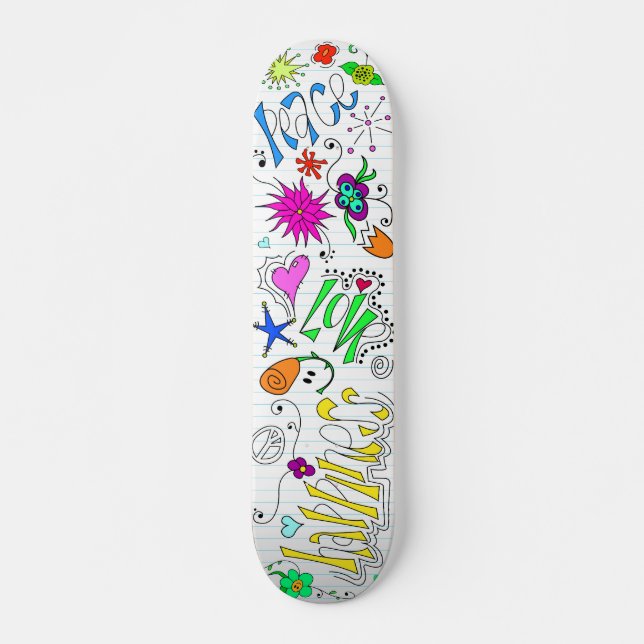 Doodleboard Skateboard Bräda 20,5 Cm (Framsida)