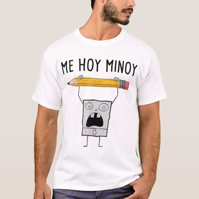 Doodlebob Me Hoy Minoy T Shirt (Framsida)
