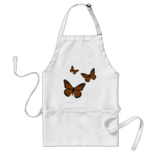 Doodled Monarch Apron Förkläde