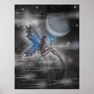 Doodler Mystical Fairy Poster Skriv ut