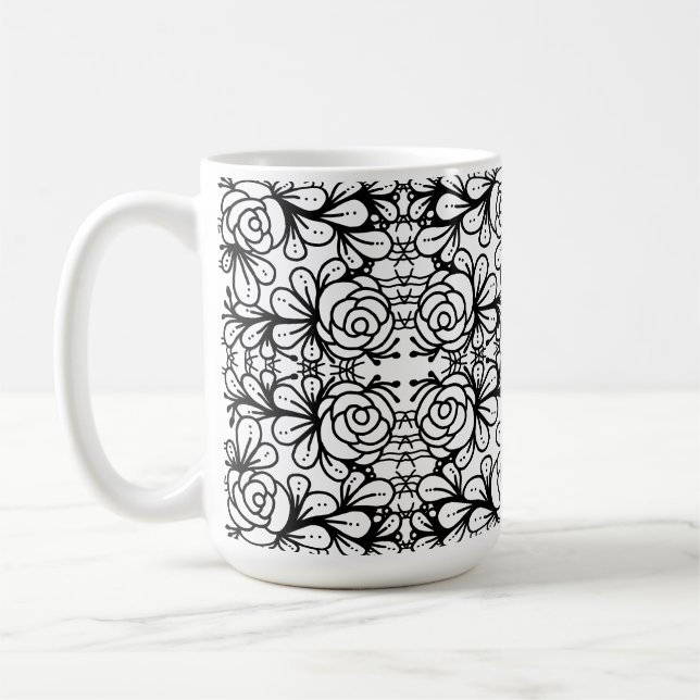 Doodleroser Kaffemugg (Vänster)