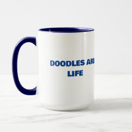 Doodles är Life mugg