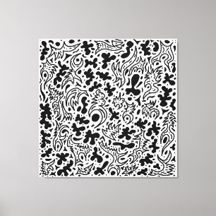 Doodles Canvastryck