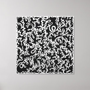 Doodles Canvastryck