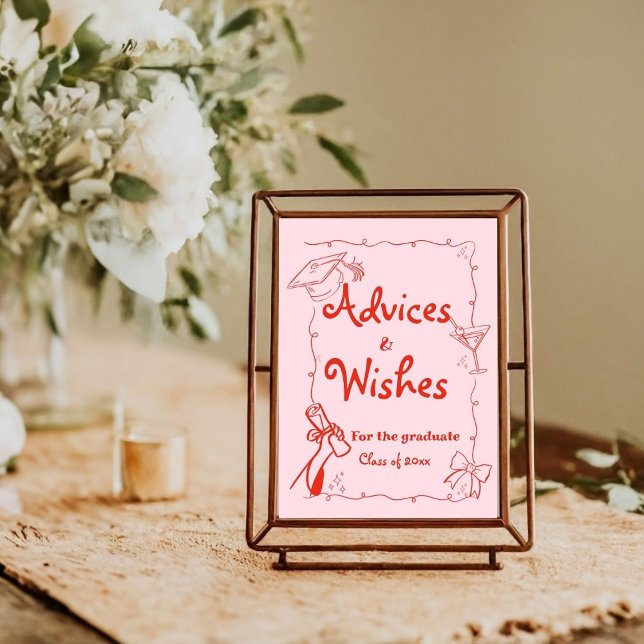 Doodles stil Hand plockade Studenten Advices & Wis Poster (Skapare uppladdad)