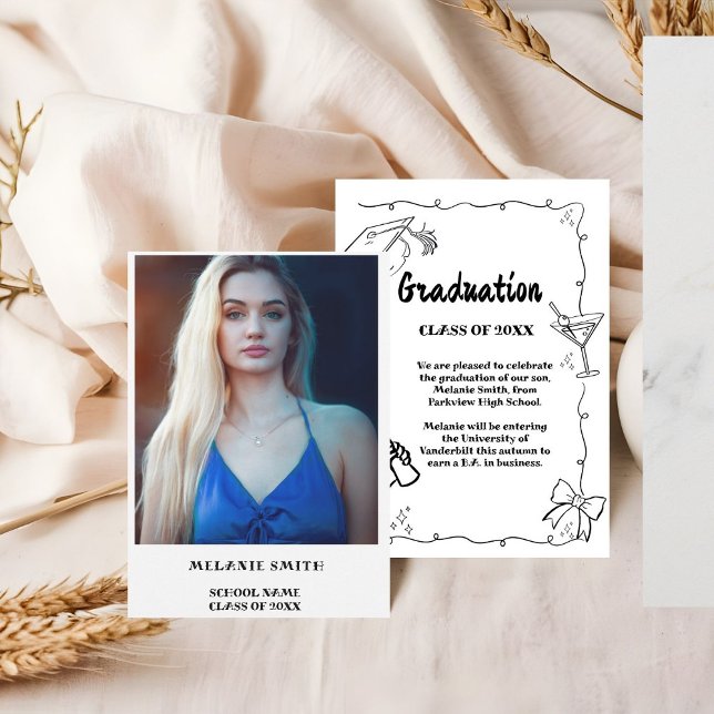 Doodles stilar Hand plockade Studenten Meddelande (Skapare uppladdad)