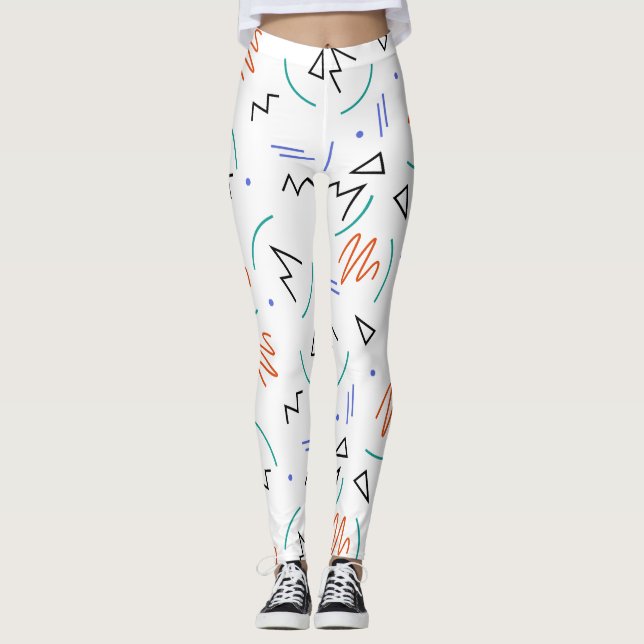 "Doödling" Leggings (Framsida)