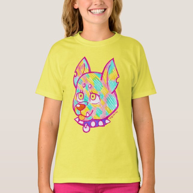 Doodly Hund Bratislava Spirit T Shirt (Framsida)