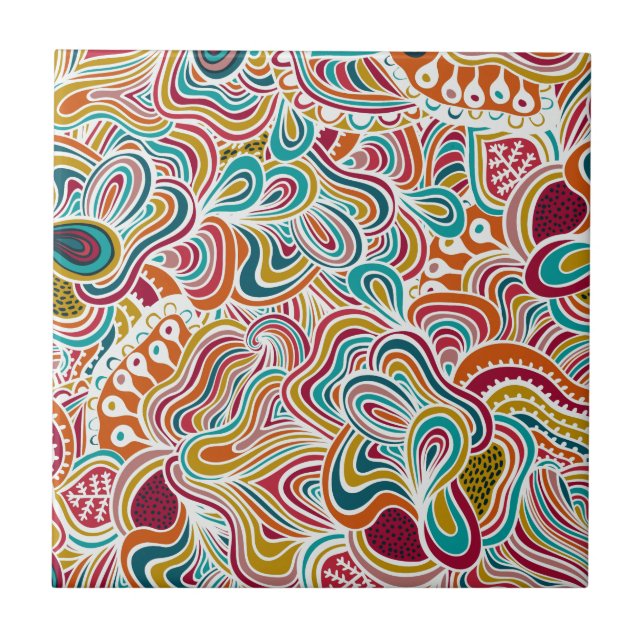 Doödmönster Kakelplatta (Framsidan)