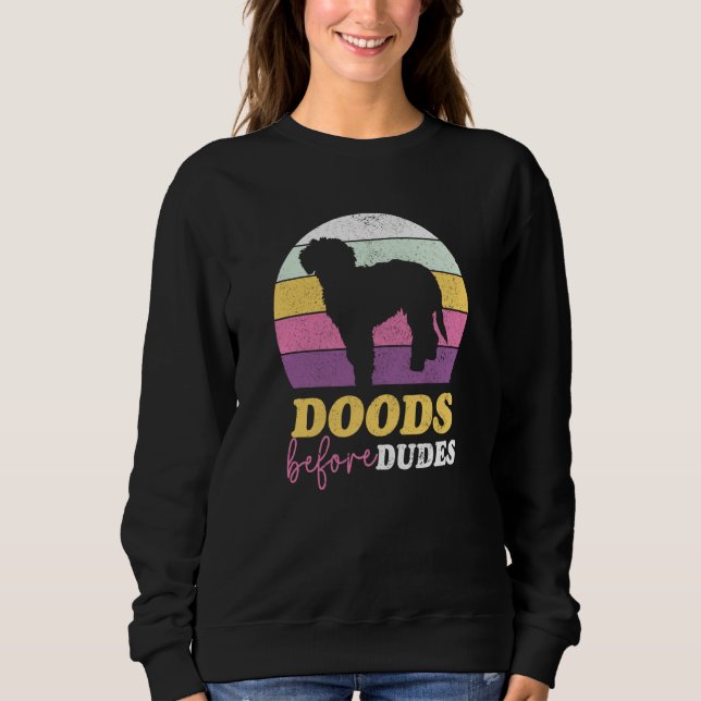 Doods Before Dudes Bernedoodle Labradoodle Goldend T Shirt (Framsida)