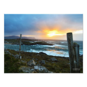 Dooey strand //Donegal Co., Irland Fototryck