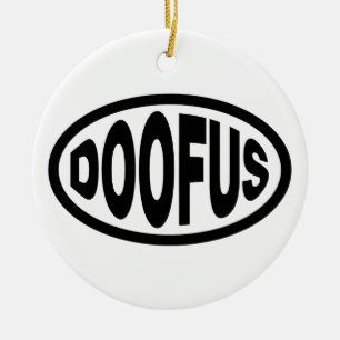 DOOFUS JULGRANSPRYDNAD KERAMIK