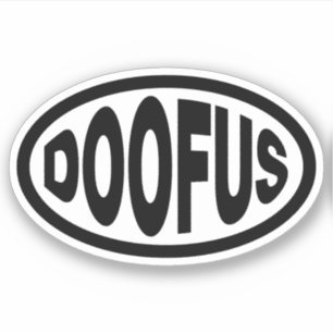 DOOFUS KLISTERMÄRKEN