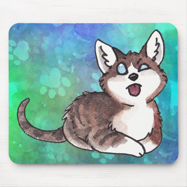 Doofy katt Mousepad Musmatta (Framsidan)
