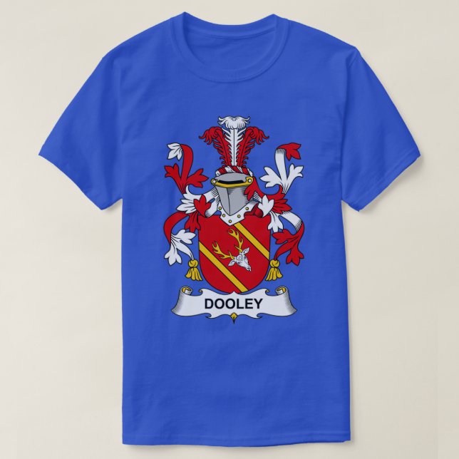 Dooley Jackar Arm Family Crest T Shirt (Design framsida)