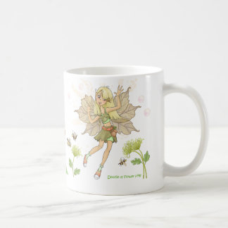 Doolie av blommabackar kaffemugg
