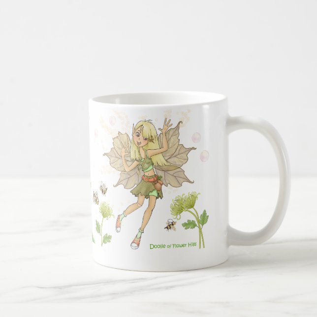 Doolie av blommabackar kaffemugg (Höger)