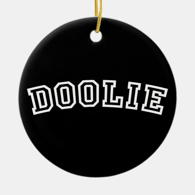 DOOLIE JULGRANSPRYDNAD KERAMIK (Framsidan)