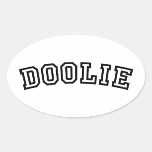 DOOLIE OVALT KLISTERMÄRKE