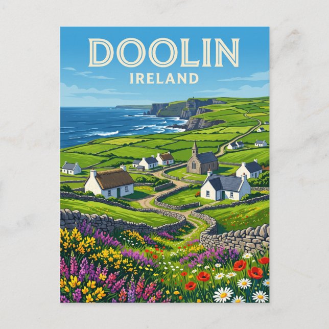 Doolin Irland Vykort (Framsida)