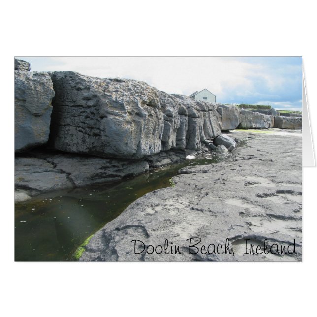 Doolin strand, Irland Hälsningskort (Framsidan Horizontal)