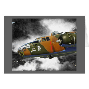 Doolittles anfallare B-25 Hälsningskort