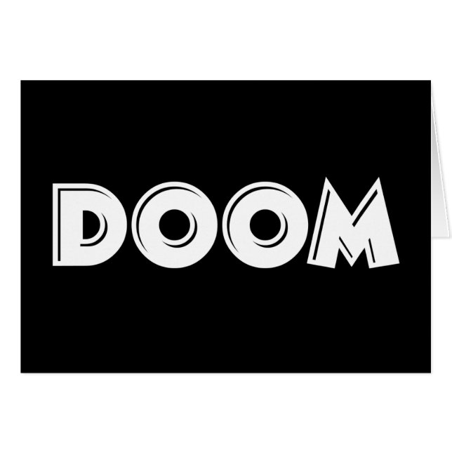 Doom Hälsningskort (Framsidan Horizontal)