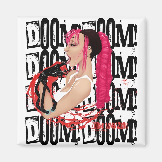 DOOM! Magasinet "Z" Magnet (Framsidan)