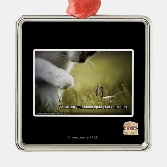 Doom på dig julgransprydnad metall (Framsidan)