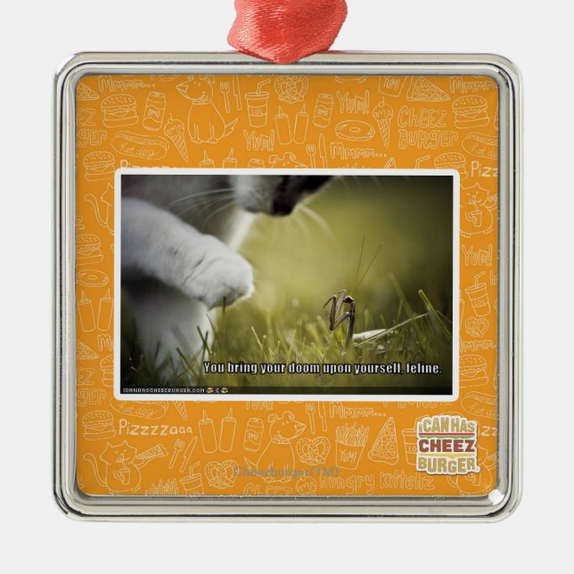 Doom på dig julgransprydnad metall (Framsidan)