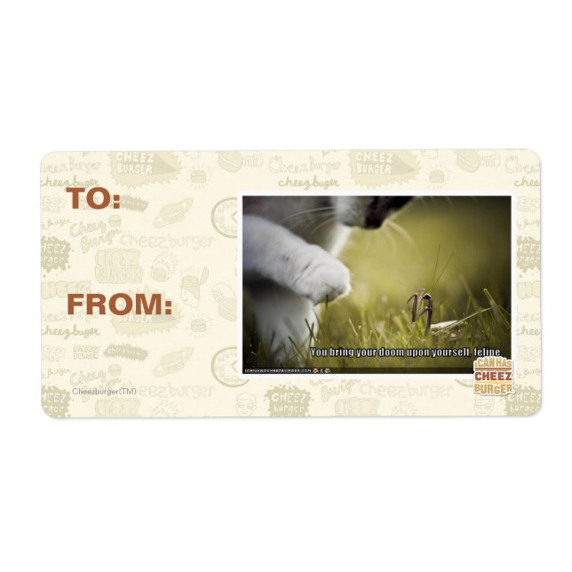 Doom på dig själv fraktsedel (Framsidan)