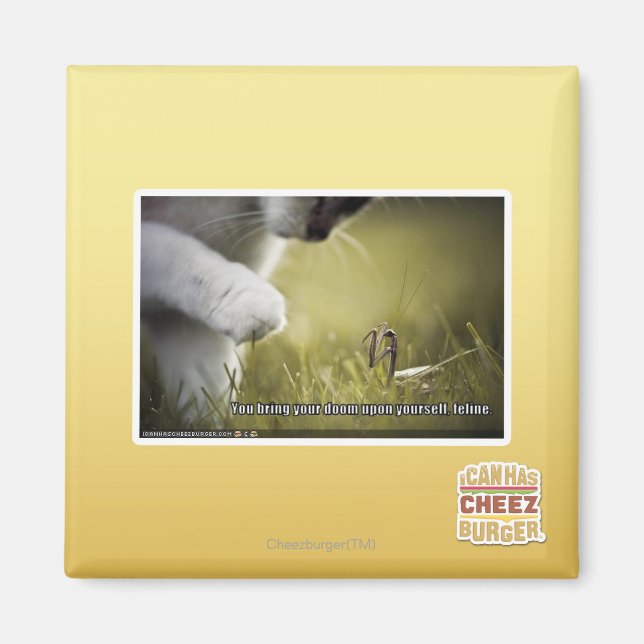 Doom på dig själv magnet (Framsidan)