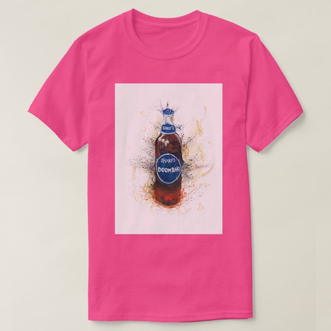 Doom Pub Beer Lager Flaska T Shirt (Design framsida)