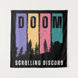 Doom rullningsdiscord - Retro Forest Wall Art